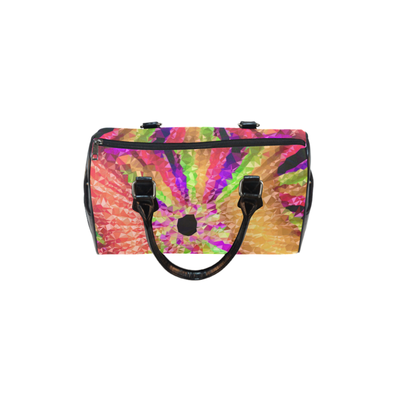 Color Wheel Low Poly Fractal Art Boston Handbag (Model 1621)