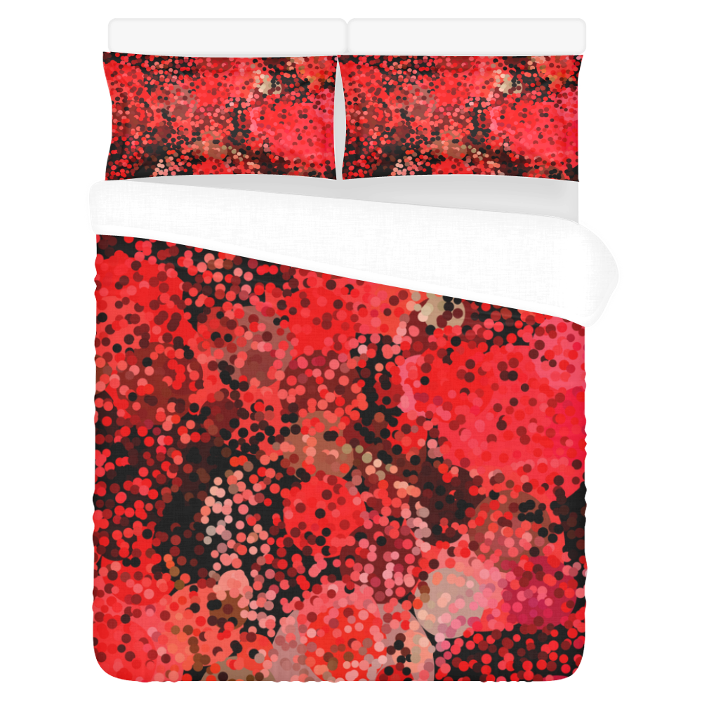 pOLKA DOT ROSES 3-Piece Bedding Set