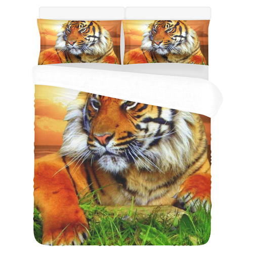 Sumatran Tiger 3-Piece Bedding Set