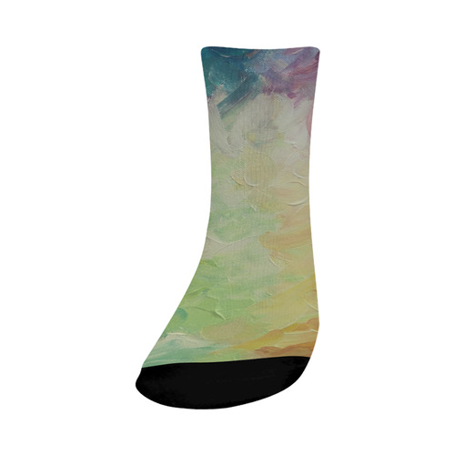 Painted canvas Crew Socks