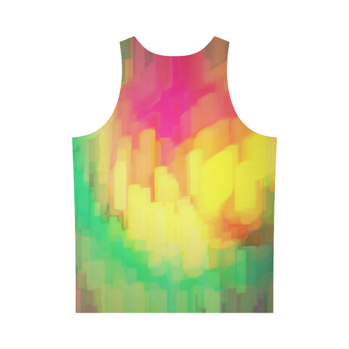 Pastel shapes painting All Over Print Tank Top for Men (Model T43)