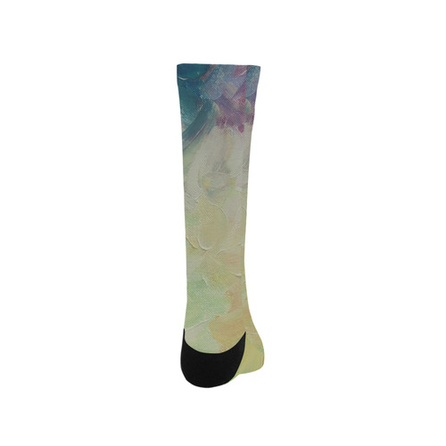 Painted canvas Trouser Socks
