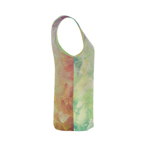 Painted canvas All Over Print Tank Top for Women (Model T43)