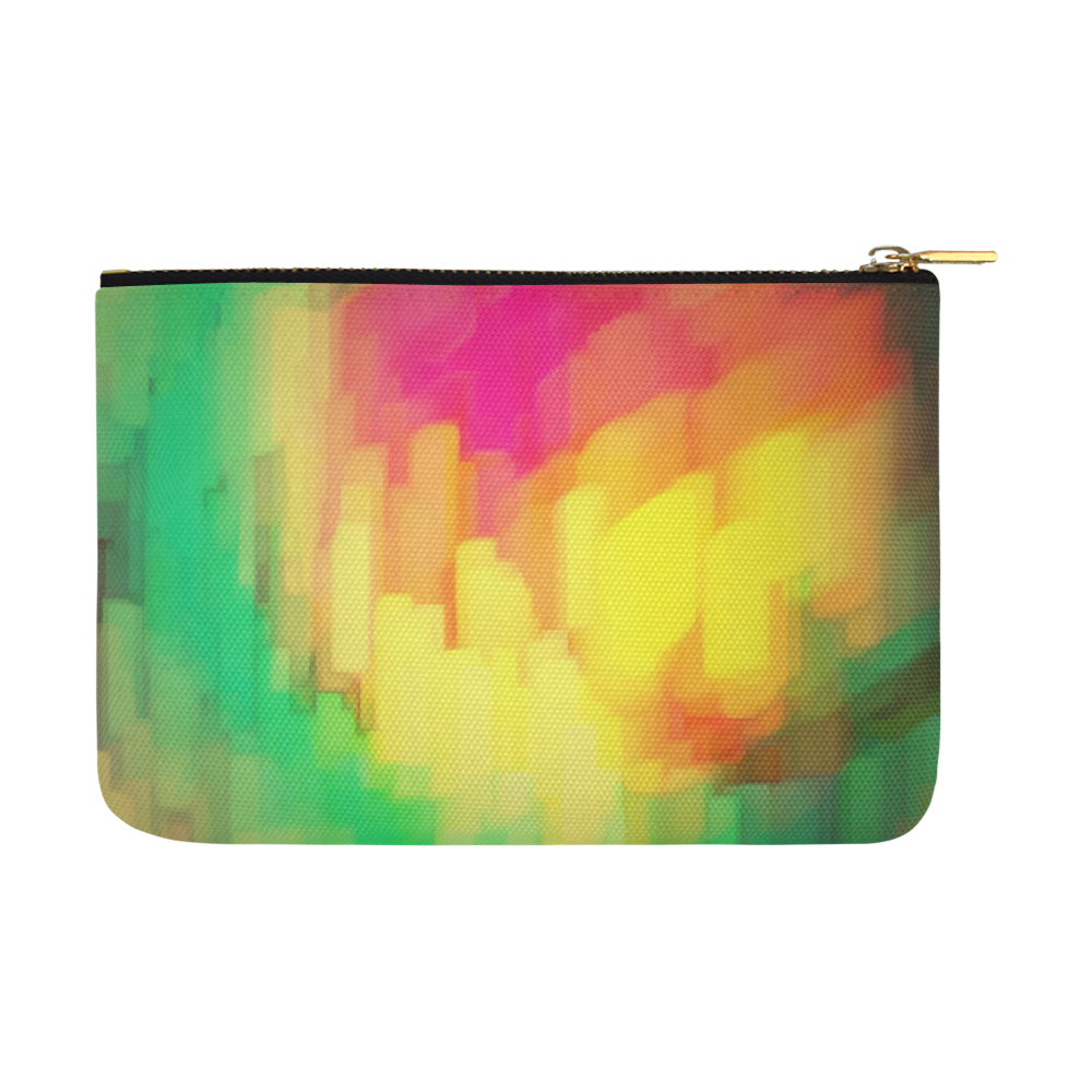 Pastel shapes painting Carry-All Pouch 12.5''x8.5''