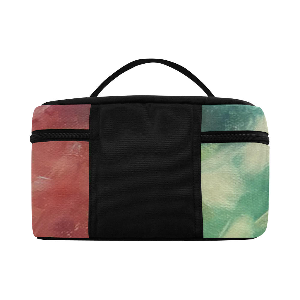 Painted canvas Cosmetic Bag/Large (Model 1658)