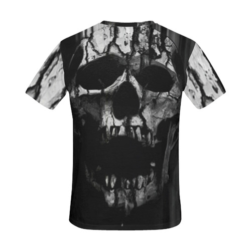 Black and grey nightmare All Over Print T-Shirt for Men (USA Size) (Model T40)