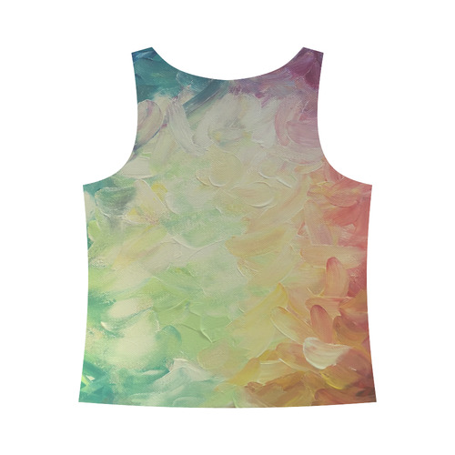 Painted canvas All Over Print Tank Top for Women (Model T43)