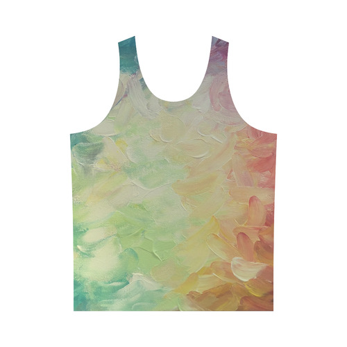 Painted canvas All Over Print Tank Top for Men (Model T43)