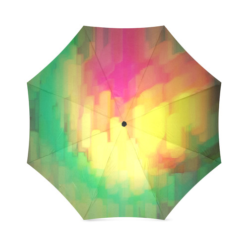 Pastel shapes painting Foldable Umbrella (Model U01)