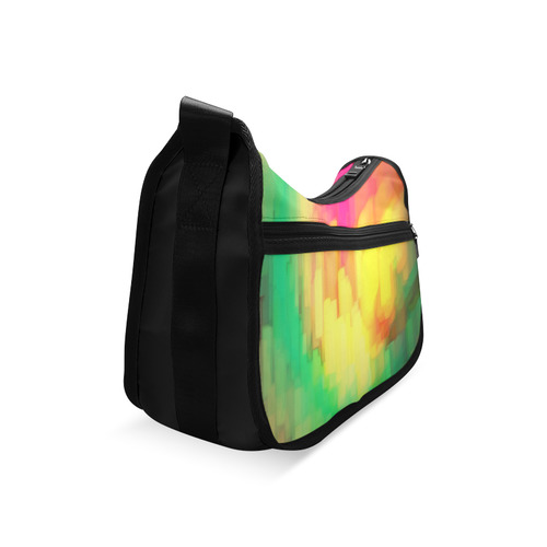 Pastel shapes painting Crossbody Bags (Model 1616)