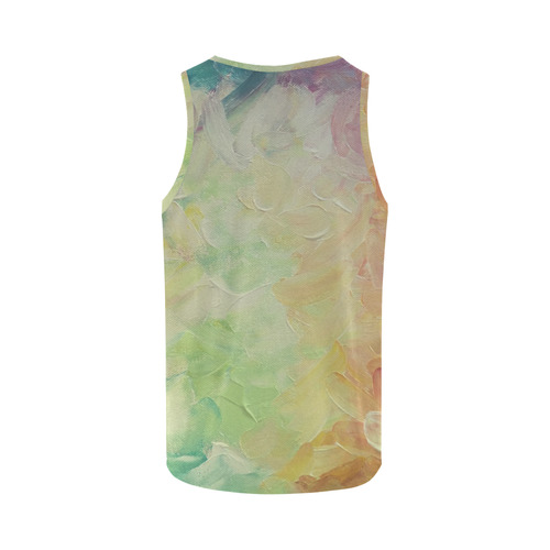 Painted canvas All Over Print Tank Top for Women (Model T43)