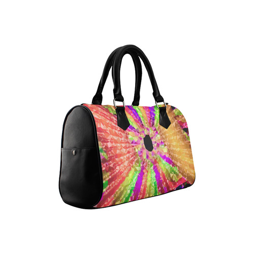 Color Wheel Low Poly Fractal Art Boston Handbag (Model 1621)