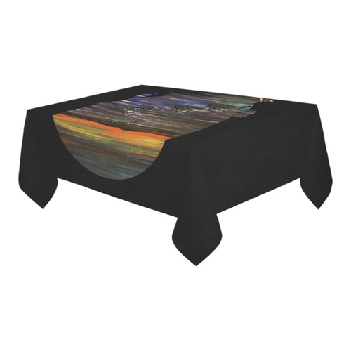 Night Walk Cotton Linen Tablecloth 60" x 90"