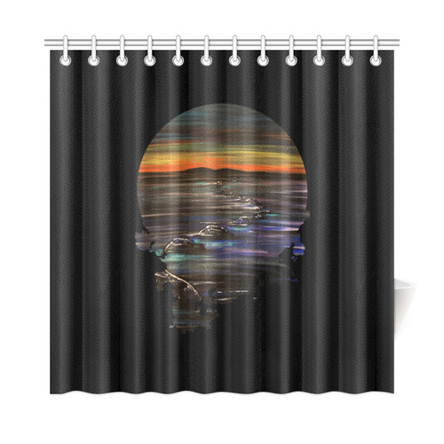 Night Walk Shower Curtain 72"x72"