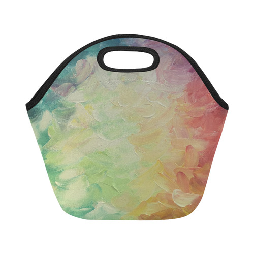 Painted canvas Neoprene Lunch Bag/Small (Model 1669)