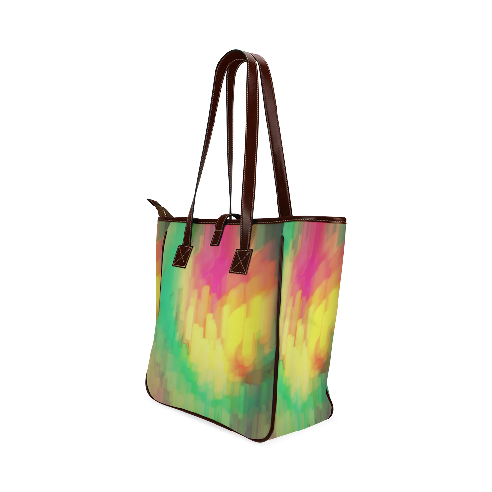 Pastel shapes painting Classic Tote Bag (Model 1644)