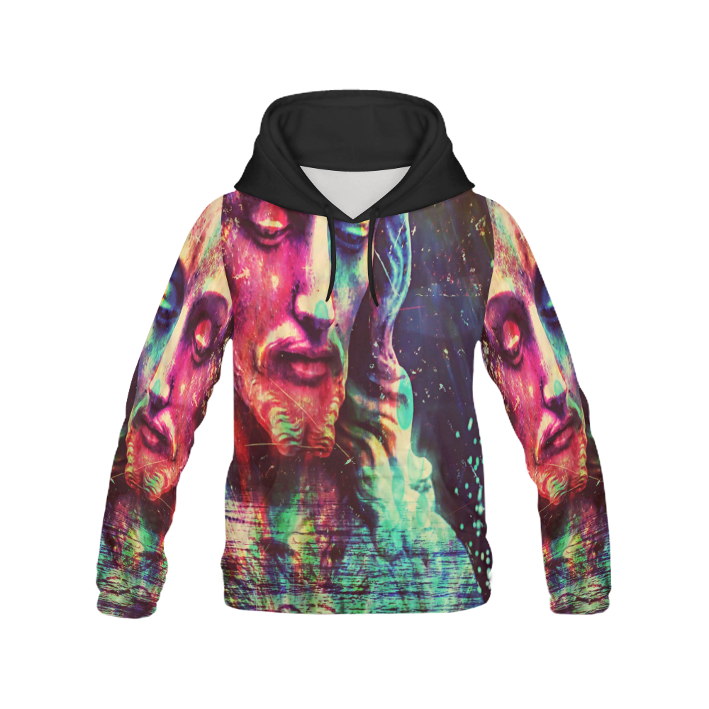 Jesus Graphics 4 All Over Print Hoodie for Men (USA Size) (Model H13)