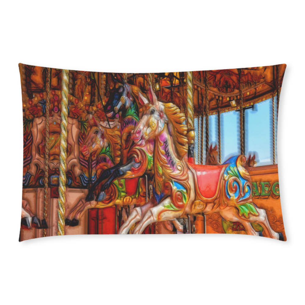 Take A Ride On The Merry-go-round 3-Piece Bedding Set