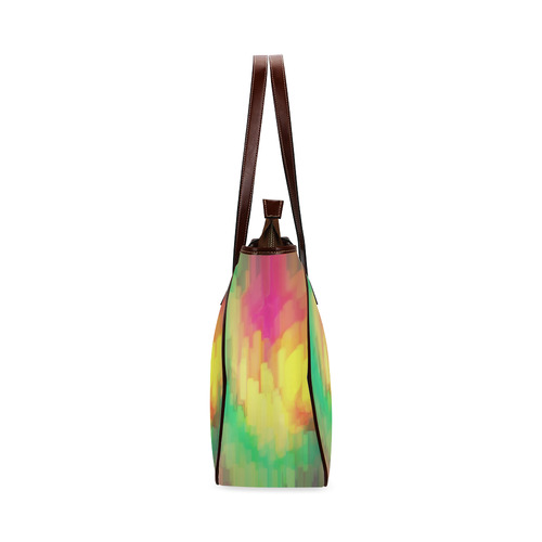Pastel shapes painting Classic Tote Bag (Model 1644)