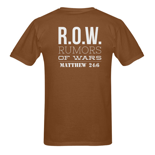 ROW_1573wht Men's T-Shirt in USA Size (Two Sides Printing)