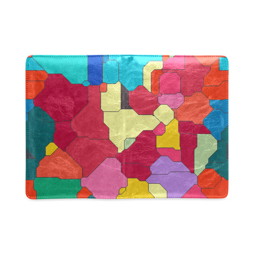 Colorful leather pieces Custom NoteBook A5
