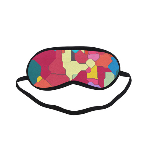Colorful leather pieces Sleeping Mask