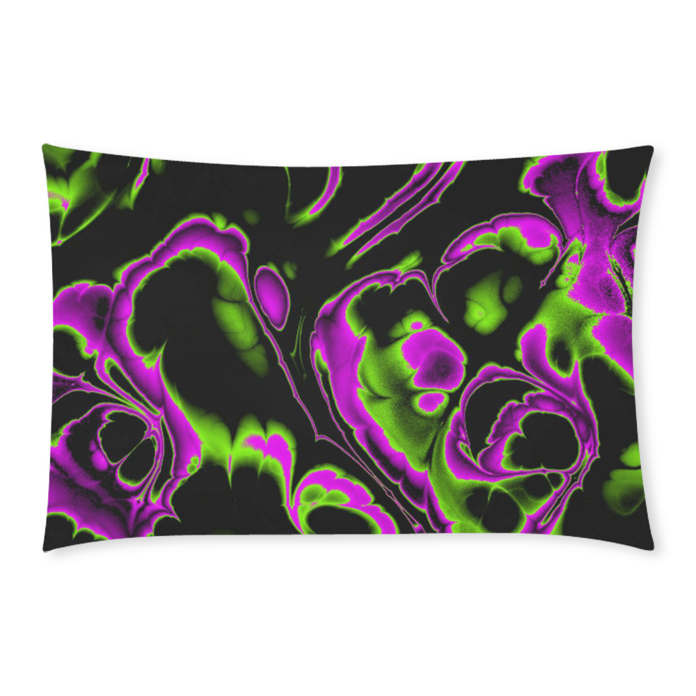 glowing fractal B by JamColors 3-Piece Bedding Set
