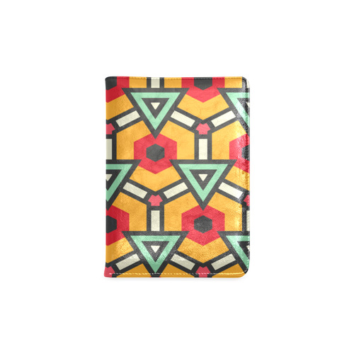 Triangles and hexagons pattern Custom NoteBook A5