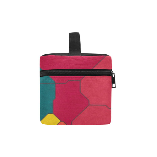 Colorful leather pieces Lunch Bag/Large (Model 1658)