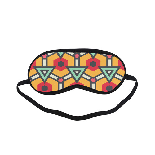 Triangles and hexagons pattern Sleeping Mask