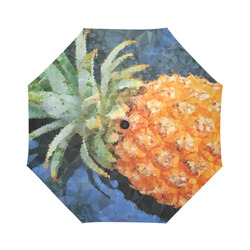 Pineapple Low Poly Tropical Triangles Auto-Foldable Umbrella (Model U04)
