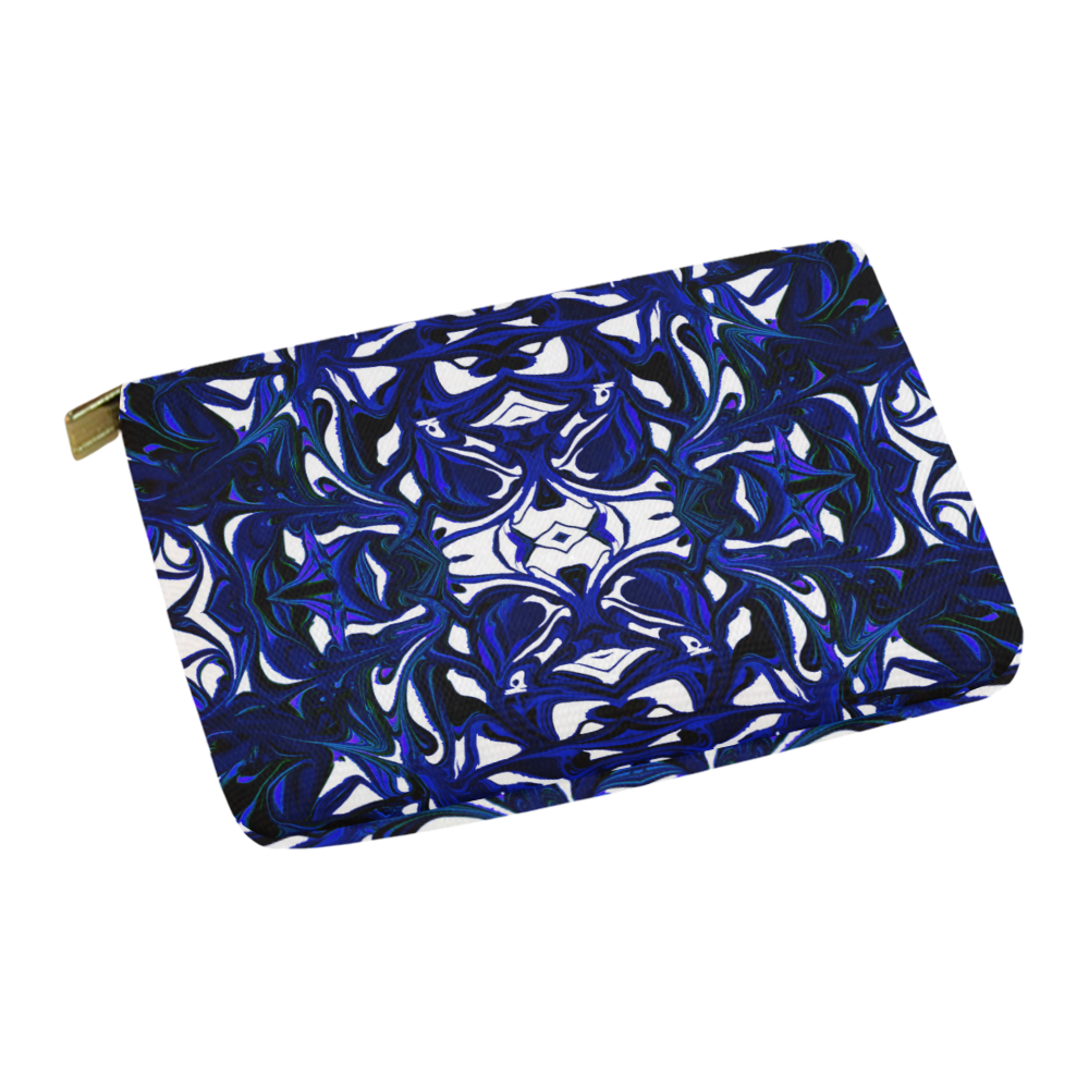 "Blue Webb" Carry-All Pouch 12.5''x8.5''