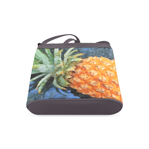 Pineapple Low Poly Tropical Triangles Crossbody Bags (Model 1613)