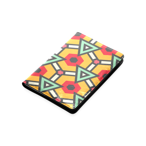 Triangles and hexagons pattern Custom NoteBook A5
