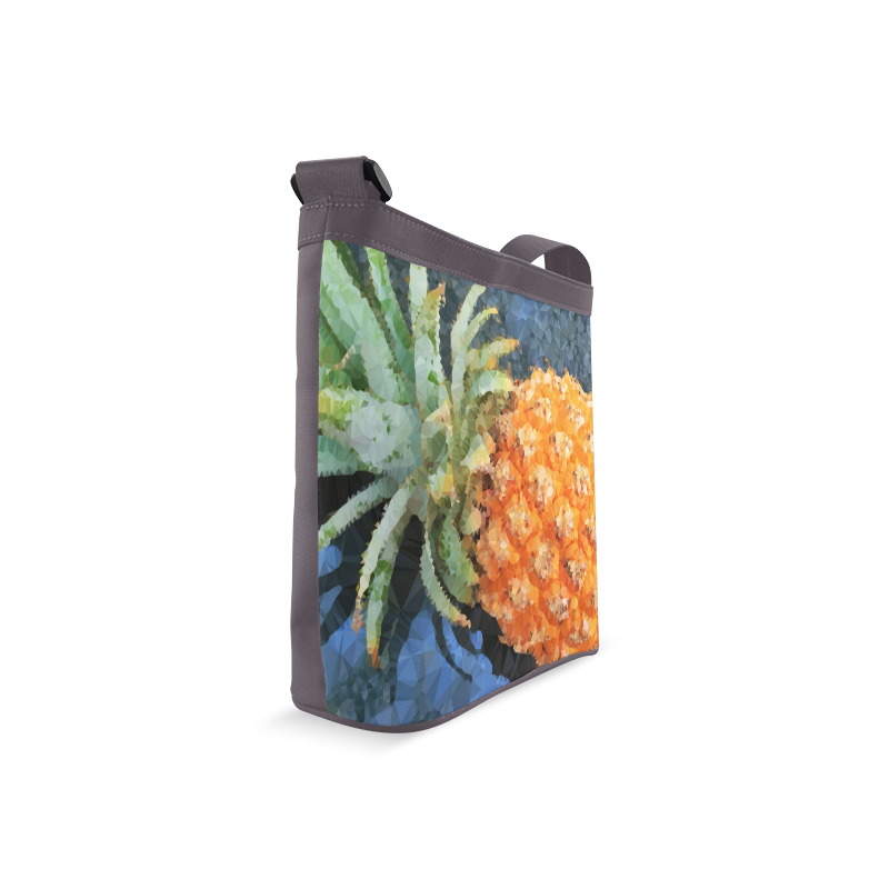 Pineapple Low Poly Tropical Triangles Crossbody Bags (Model 1613)