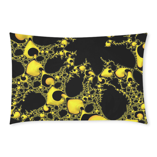 special fractal 04 yellow 3-Piece Bedding Set