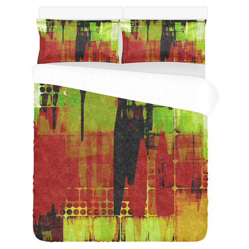Grunge texture 3-Piece Bedding Set