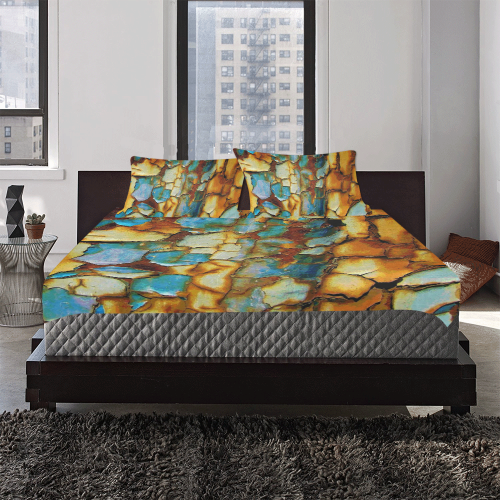 Rusty texture 3-Piece Bedding Set