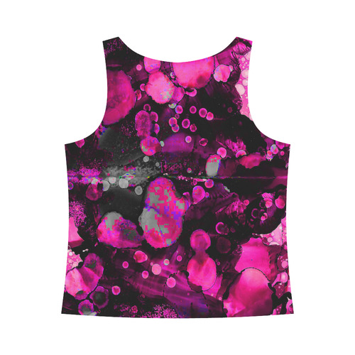 "Pink Lady" All Over Print Tank Top for Women (Model T43)