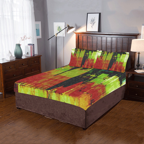 Grunge texture 3-Piece Bedding Set