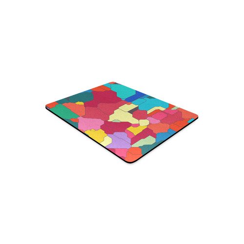 Colorful leather pieces Rectangle Mousepad