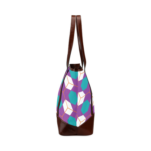 Cubes in honeycomb pattern Tote Handbag (Model 1642)