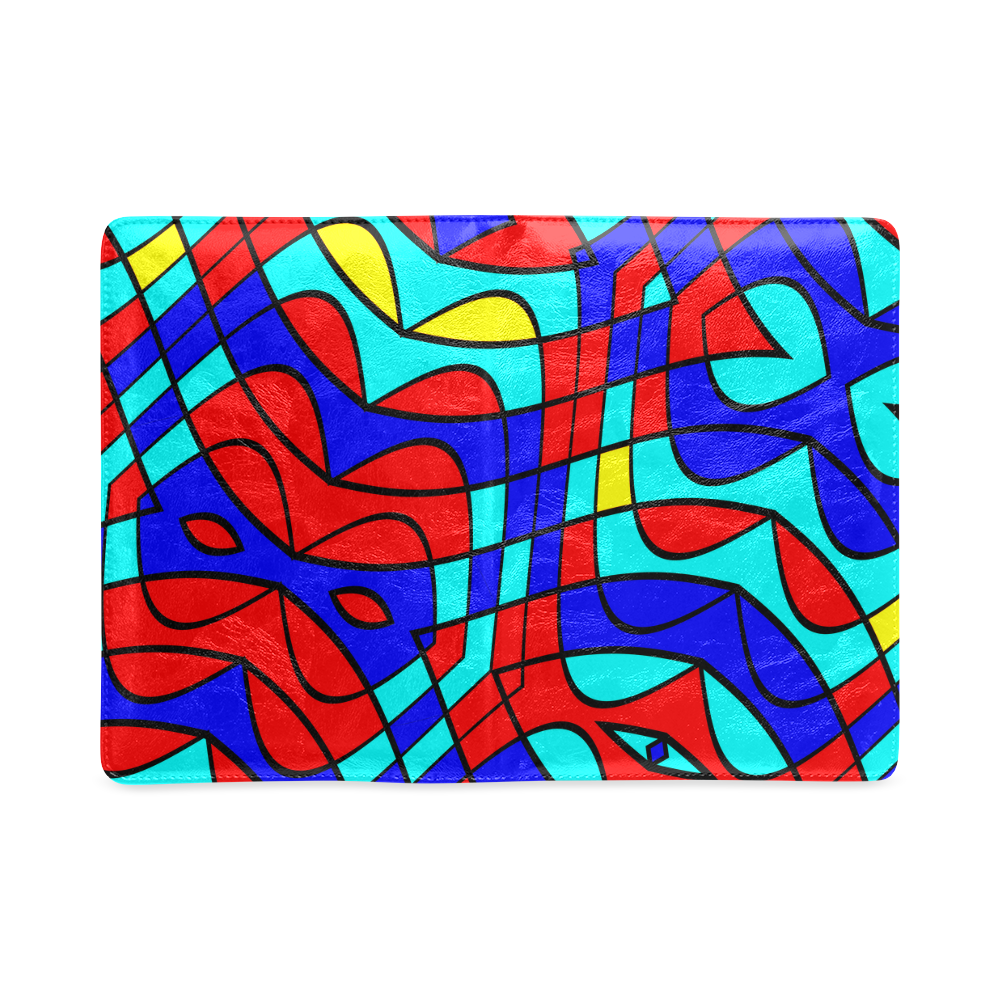Colorful bent shapes Custom NoteBook A5