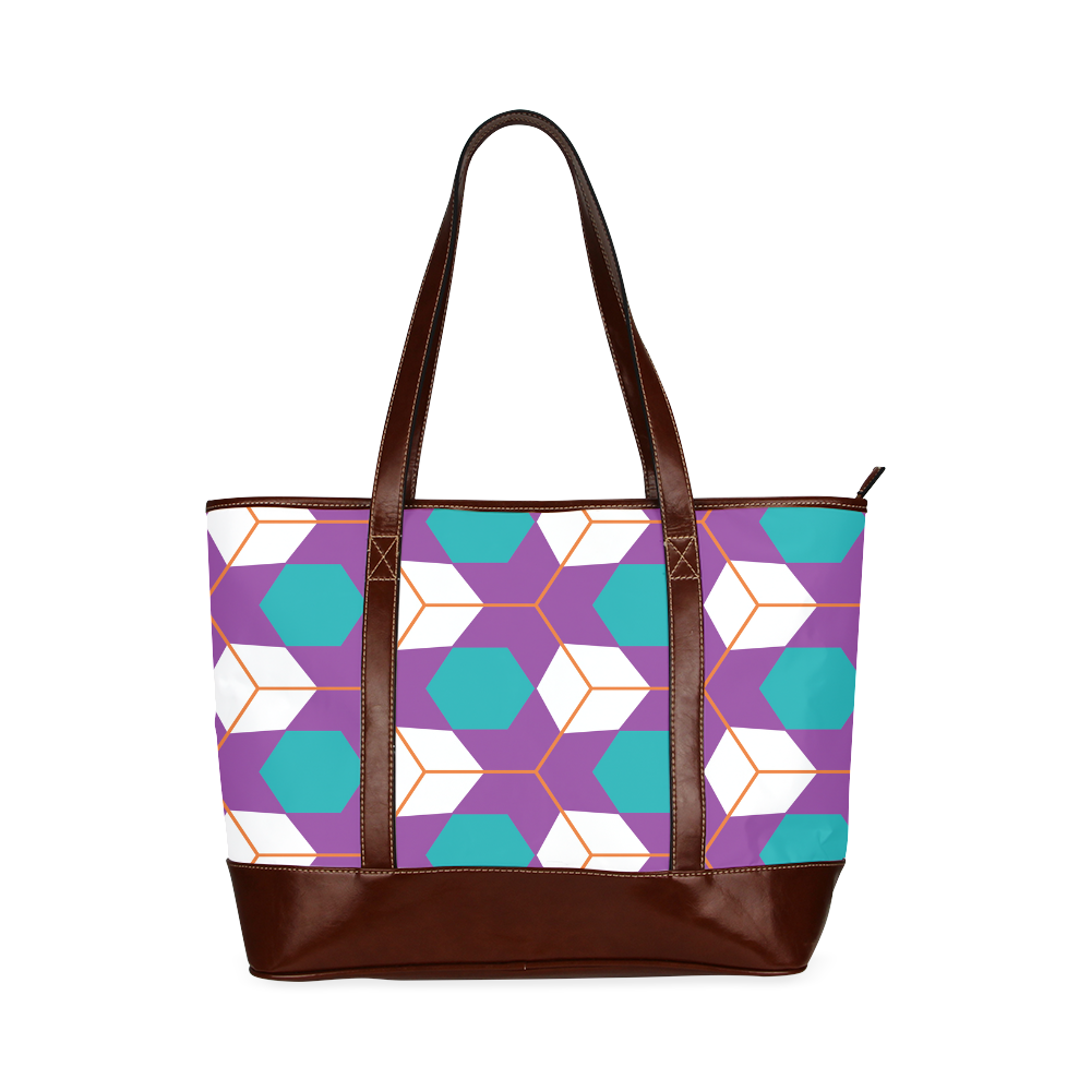 Cubes in honeycomb pattern Tote Handbag (Model 1642)