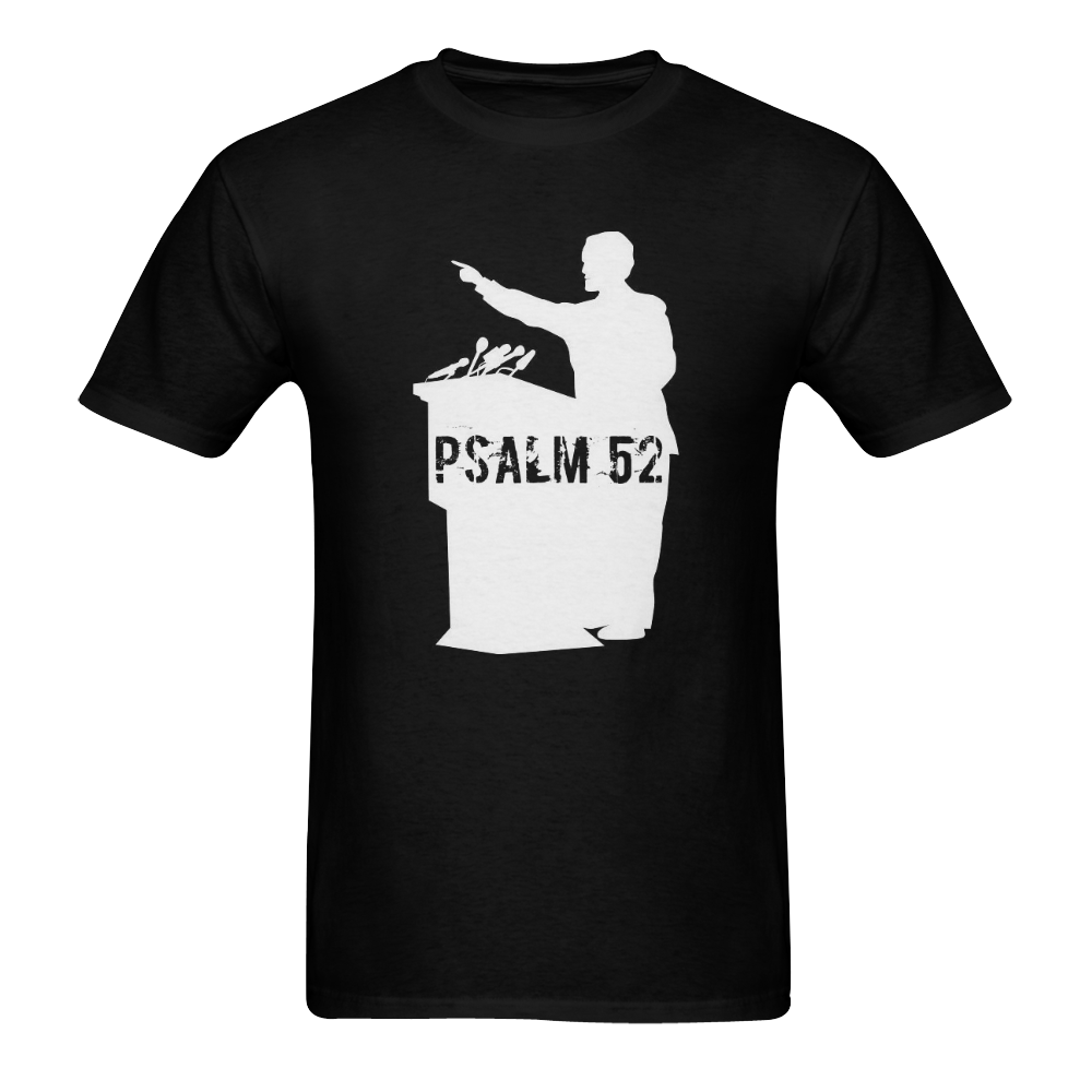 psalm 52 Men's T-Shirt in USA Size (Two Sides Printing)