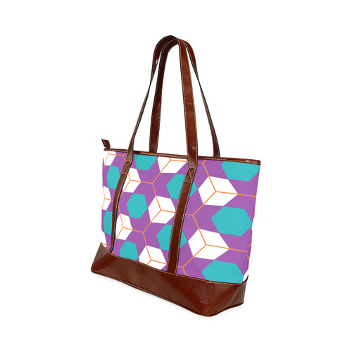 Cubes in honeycomb pattern Tote Handbag (Model 1642)