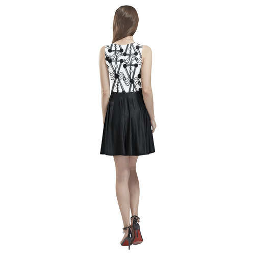 "E.V.P" Thea Sleeveless Skater Dress(Model D19)