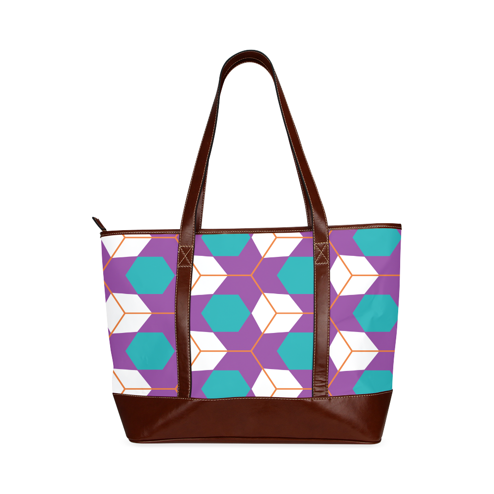 Cubes in honeycomb pattern Tote Handbag (Model 1642)