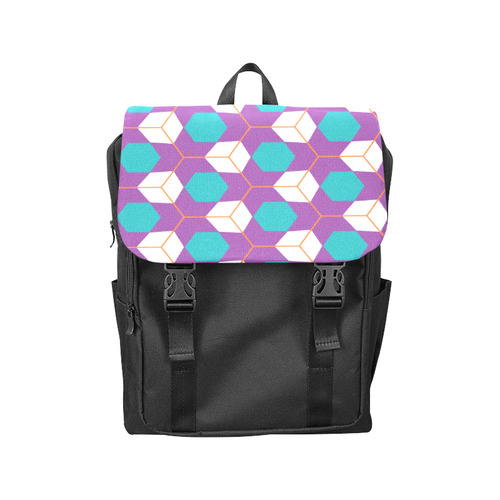 Cubes in honeycomb pattern Casual Shoulders Backpack (Model 1623)