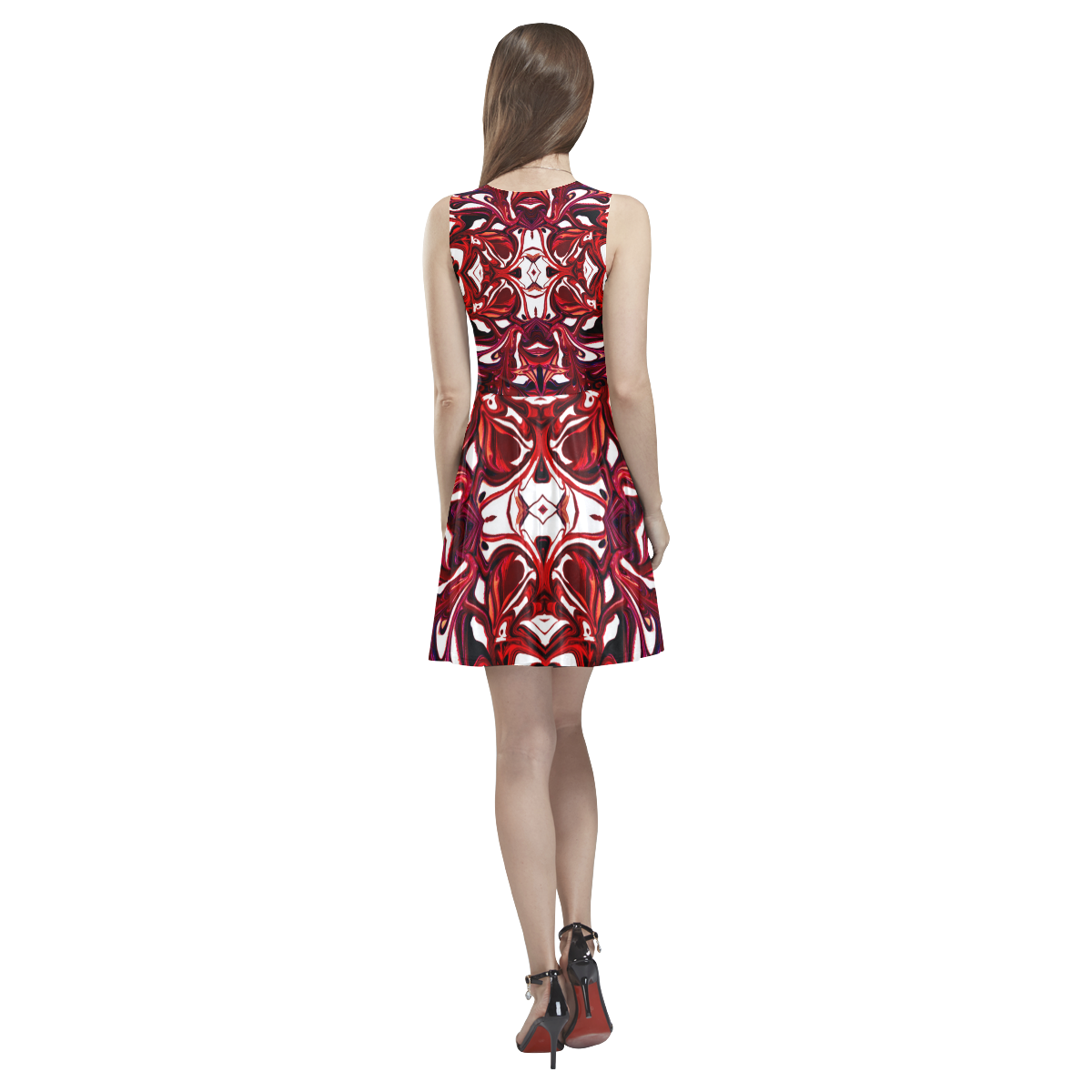 "Blood Webb" Thea Sleeveless Skater Dress(Model D19)